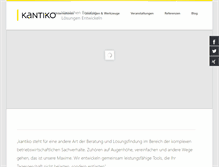 Tablet Screenshot of kantiko.com